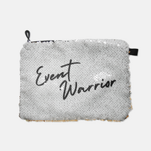 Load image into Gallery viewer, Event Warrior Sequin Reversible Cosmetic Bag
